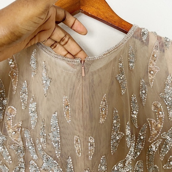 Mac Duggal Jewel Long Sleeves Evening Dress - Picture 10 of 12